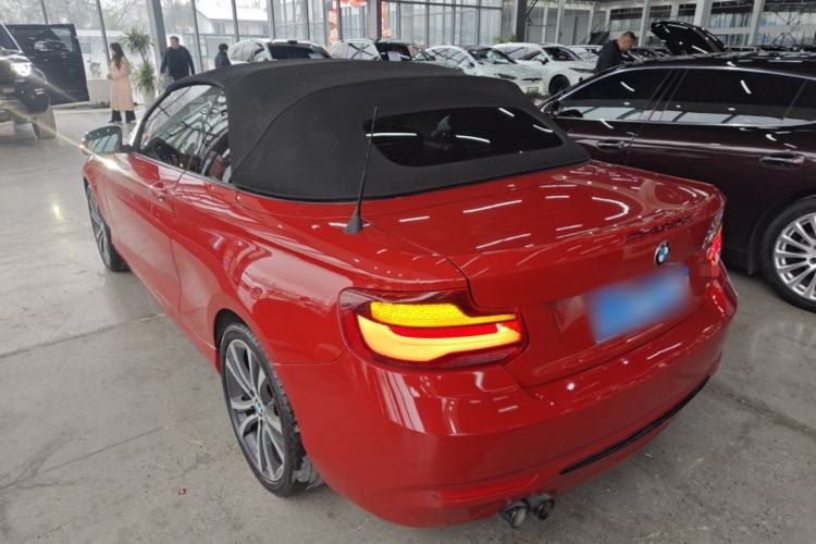 Used BMW 2 Series 2019 225i Convertible Coupe Sports Design Package Rear Left 45 Deg