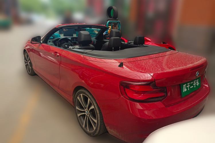 Used BMW 2 Series 2019 225i Convertible Coupe Sports Design Package Rear Left 45 Deg