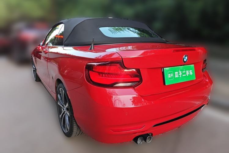 Used BMW 2 Series 2019 225i Convertible Coupe Sports Design Package Rear Left 45 Deg