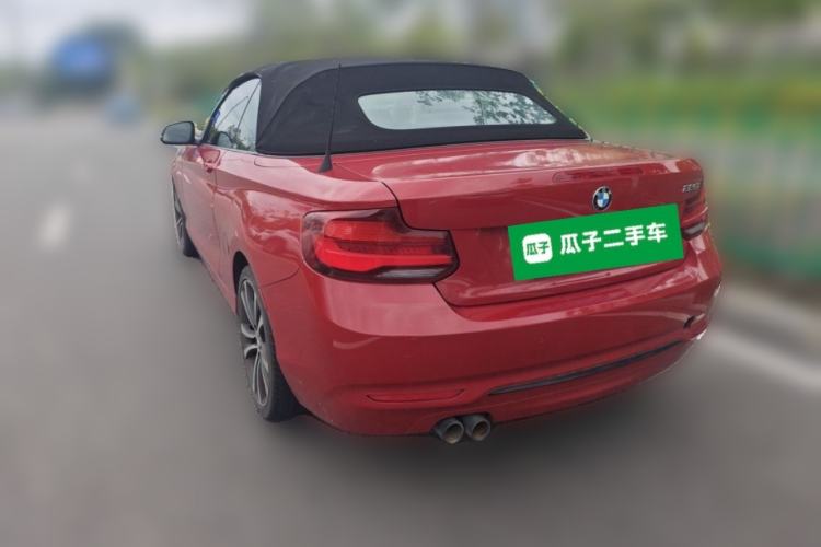 Used BMW 2 Series 2019 225i Convertible Coupe Sports Design Package Rear Left 45 Deg