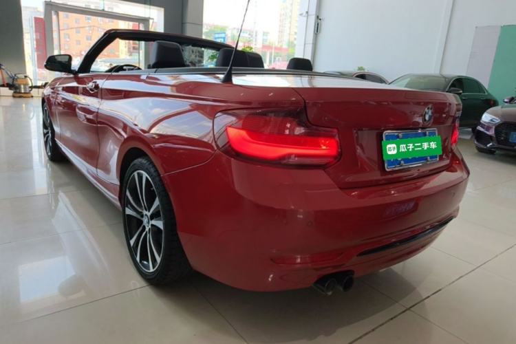 Used BMW 2 Series 2019 225i Convertible Coupe Sports Design Package Rear Left 45 Deg