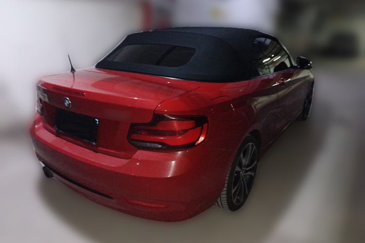 Used BMW 2 Series 2019 225i Convertible Coupe Sports Design Package Rear Right 45 Deg