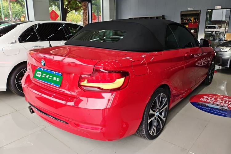 Used BMW 2 Series 2019 225i Convertible Coupe Sports Design Package Rear Right 45 Deg