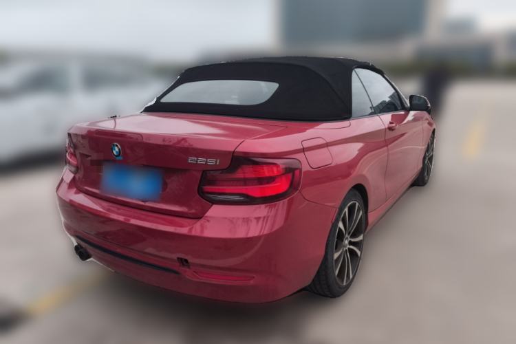 Used BMW 2 Series 2019 225i Convertible Coupe Sports Design Package Rear Right 45 Deg
