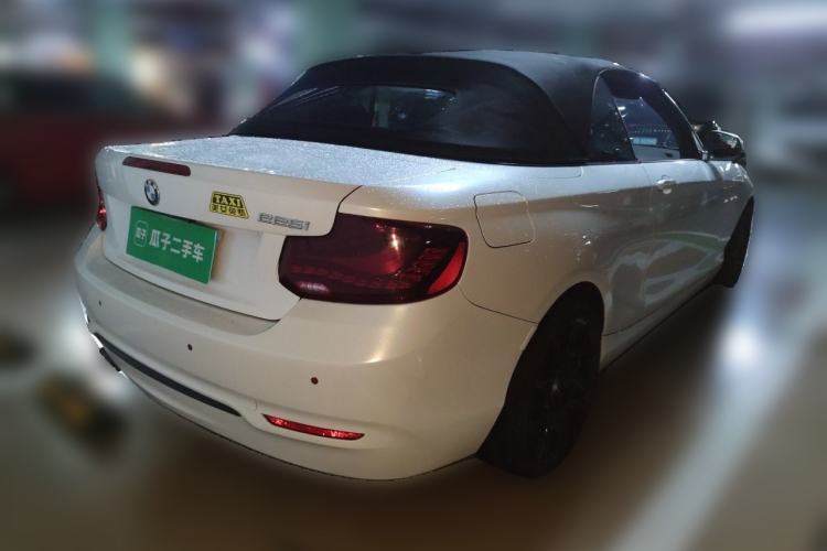 Used BMW 2 Series 2019 225i Convertible Coupe Sports Design Package Rear Right 45 Deg