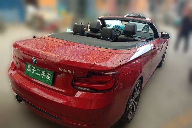 Used BMW 2 Series 2019 225i Convertible Coupe Sports Design Package Rear Right 45 Deg