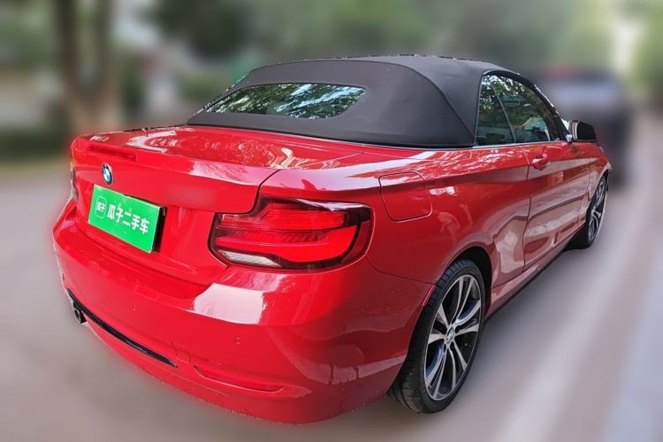 Used BMW 2 Series 2019 225i Convertible Coupe Sports Design Package Rear Right 45 Deg