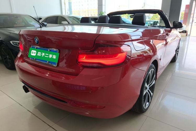 Used BMW 2 Series 2019 225i Convertible Coupe Sports Design Package Rear Right 45 Deg