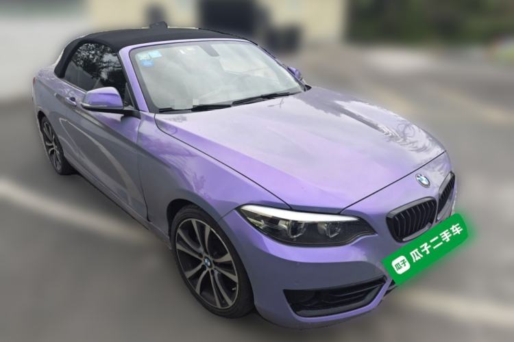 Used BMW 2 Series 2019 225i Convertible Coupe Sports Design Package Front Right 45 Deg