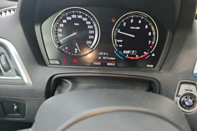 Used BMW 2 Series 2019 225i Luxury Model with M Sport Package Odometer Close Up