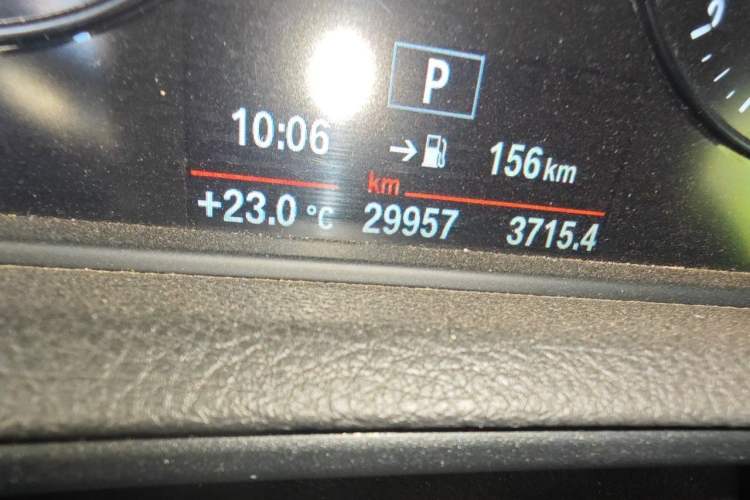 Used BMW 2 Series 2019 225i Sport Design Package Odometer Close Up