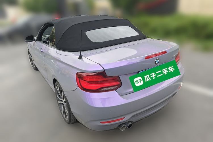 Used BMW 2 Series 2019 225i Convertible Coupe Sports Design Package Rear Left 45 Deg
