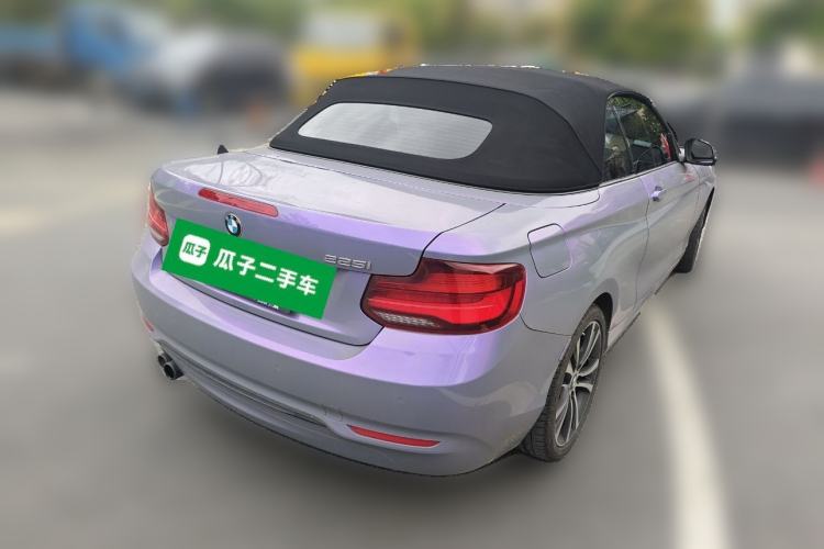 Used BMW 2 Series 2019 225i Convertible Coupe Sports Design Package Rear Right 45 Deg