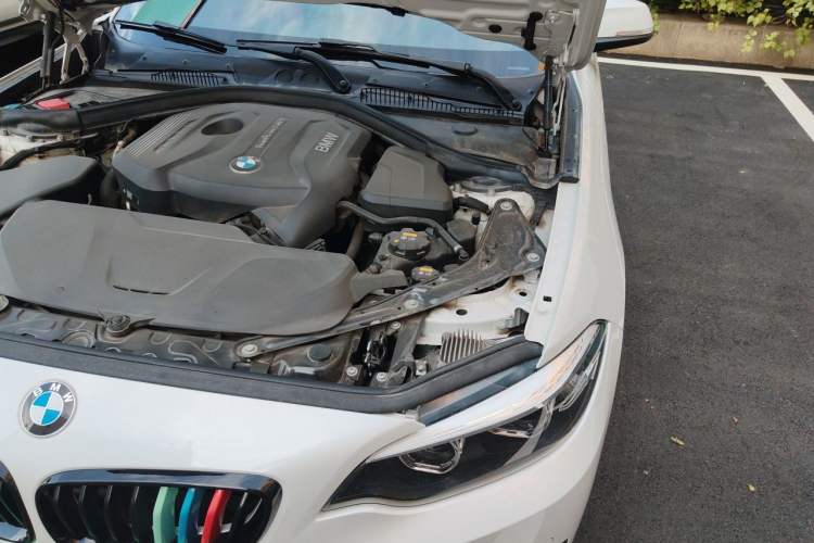 Used BMW 2 Series 2019 225i Convertible Coupe Sports Design Package Engine Bay Left