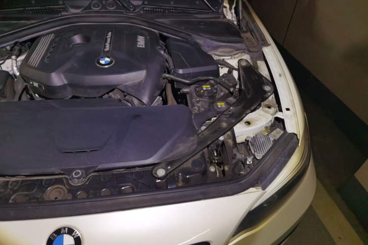 Used BMW 2 Series 2019 225i Convertible Coupe Sports Design Package Engine Bay Left