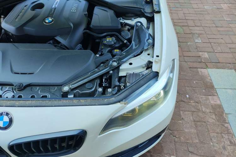 Used BMW 2 Series 2019 225i Convertible Coupe Sports Design Package Engine Bay Left
