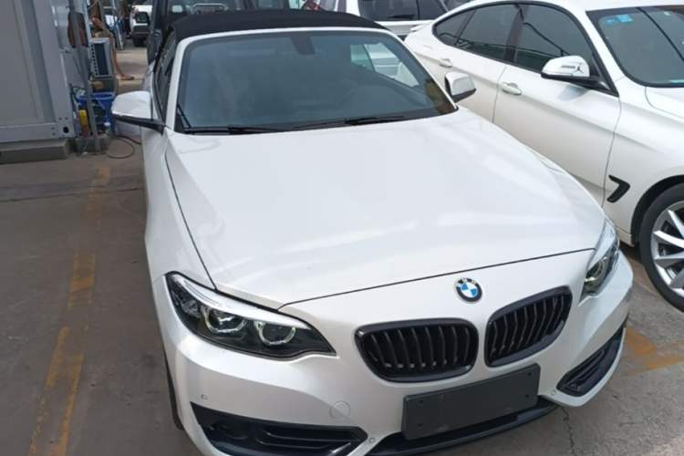 Used BMW 2 Series 2019 225i Convertible Coupe Sports Design Package Front Right 45 Deg