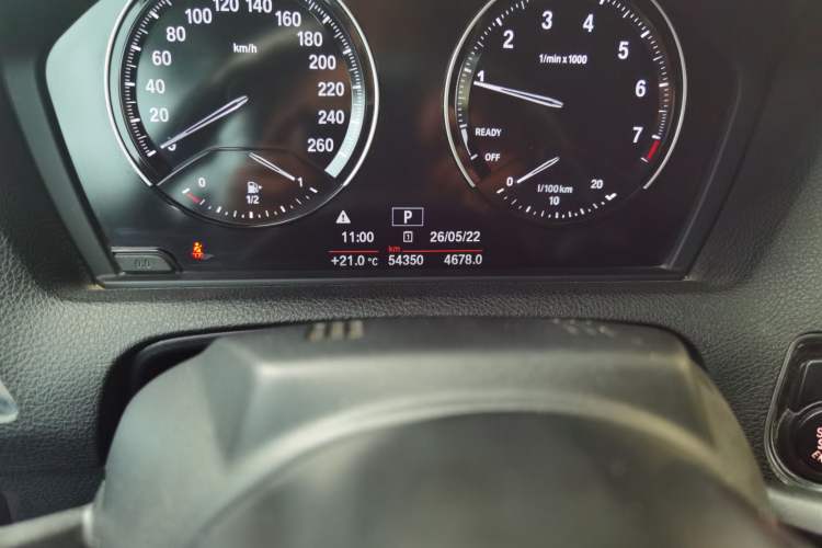 Used BMW 2 Series 2019 225i Convertible Coupe Sports Design Package Odometer Close Up