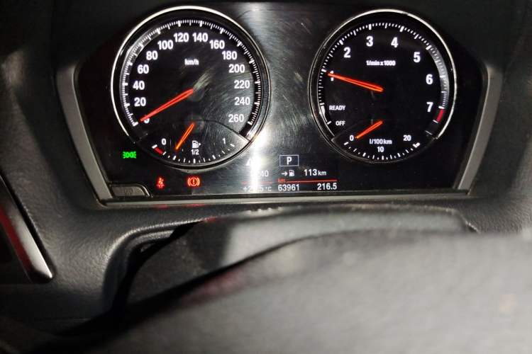 Used BMW 2 Series 2019 225i Convertible Coupe Sports Design Package Odometer Close Up