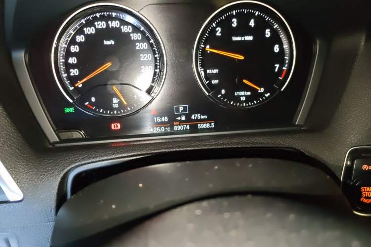 Used BMW 2 Series 2019 225i Sport Design Package Odometer Close Up