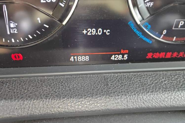 Used BMW 2 Series 2019 225i Luxury Model with M Sport Package Odometer Close Up