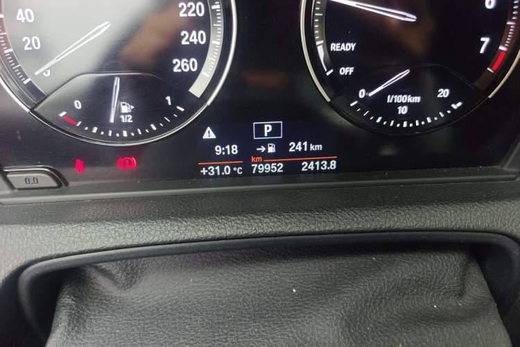 Used BMW 2 Series 2019 225i Convertible Coupe Sports Design Package Odometer Close Up