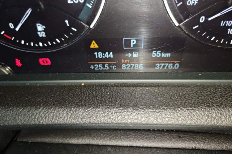 Used BMW 2 Series 2019 225i Convertible Coupe Sports Design Package Odometer Close Up
