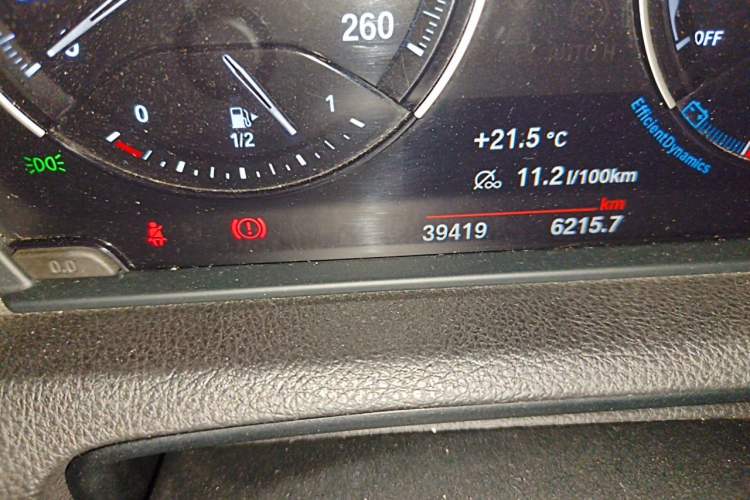 Used BMW 2 Series 2019 225i Convertible Coupe Luxury Edition M Sport Package Odometer Close Up