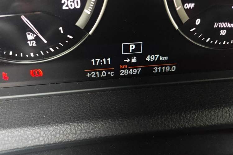 Used BMW 2 Series 2019 225i Convertible Coupe Sports Design Package Odometer Close Up