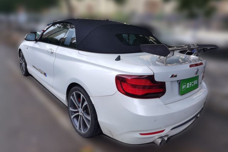 Used BMW 2 Series 2019 225i Convertible Coupe Sports Design Package Rear Left 45 Deg