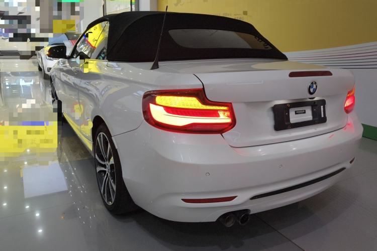 Used BMW 2 Series 2019 225i Convertible Coupe Sports Design Package Rear Left 45 Deg