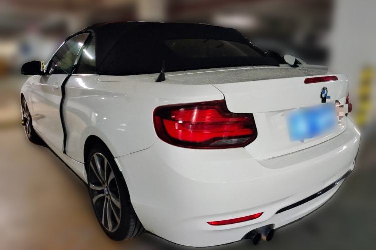 Used BMW 2 Series 2019 225i Convertible Coupe Sports Design Package Rear Left 45 Deg