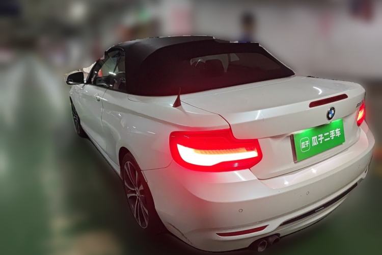 Used BMW 2 Series 2019 225i Convertible Coupe Sports Design Package Rear Left 45 Deg
