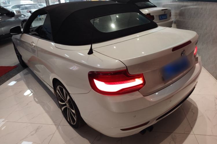 Used BMW 2 Series 2019 225i Convertible Coupe Sports Design Package Rear Left 45 Deg