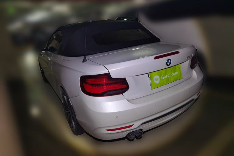 Used BMW 2 Series 2019 225i Convertible Coupe Sports Design Package Rear Left 45 Deg