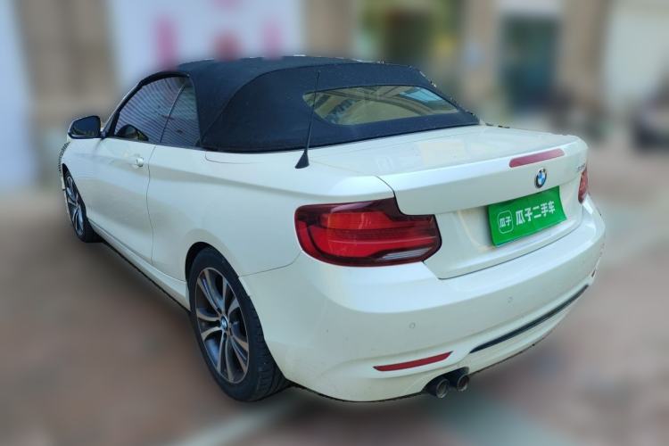 Used BMW 2 Series 2019 225i Convertible Coupe Sports Design Package Rear Left 45 Deg