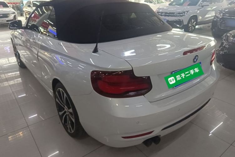 Used BMW 2 Series 2019 225i Convertible Coupe Sports Design Package Rear Left 45 Deg