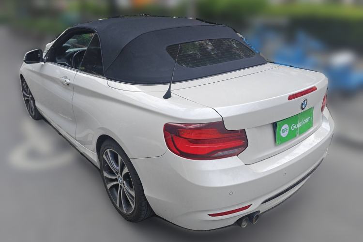 Used BMW 2 Series 2019 225i Convertible Coupe Sports Design Package Rear Left 45 Deg
