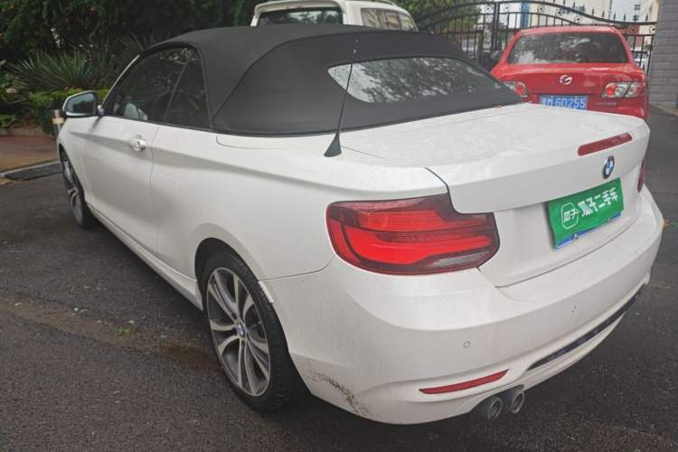 Used BMW 2 Series 2019 225i Convertible Coupe Sports Design Package Rear Left 45 Deg