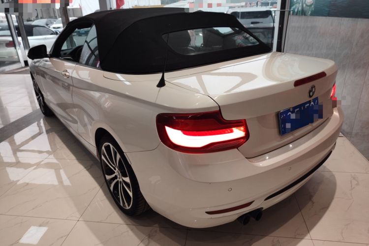Used BMW 2 Series 2019 225i Convertible Coupe Sports Design Package Rear Left 45 Deg