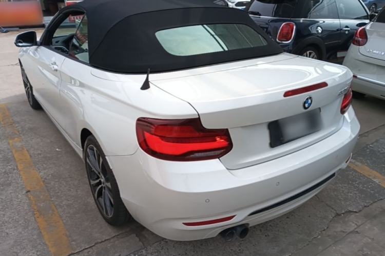 Used BMW 2 Series 2019 225i Convertible Coupe Sports Design Package Rear Left 45 Deg