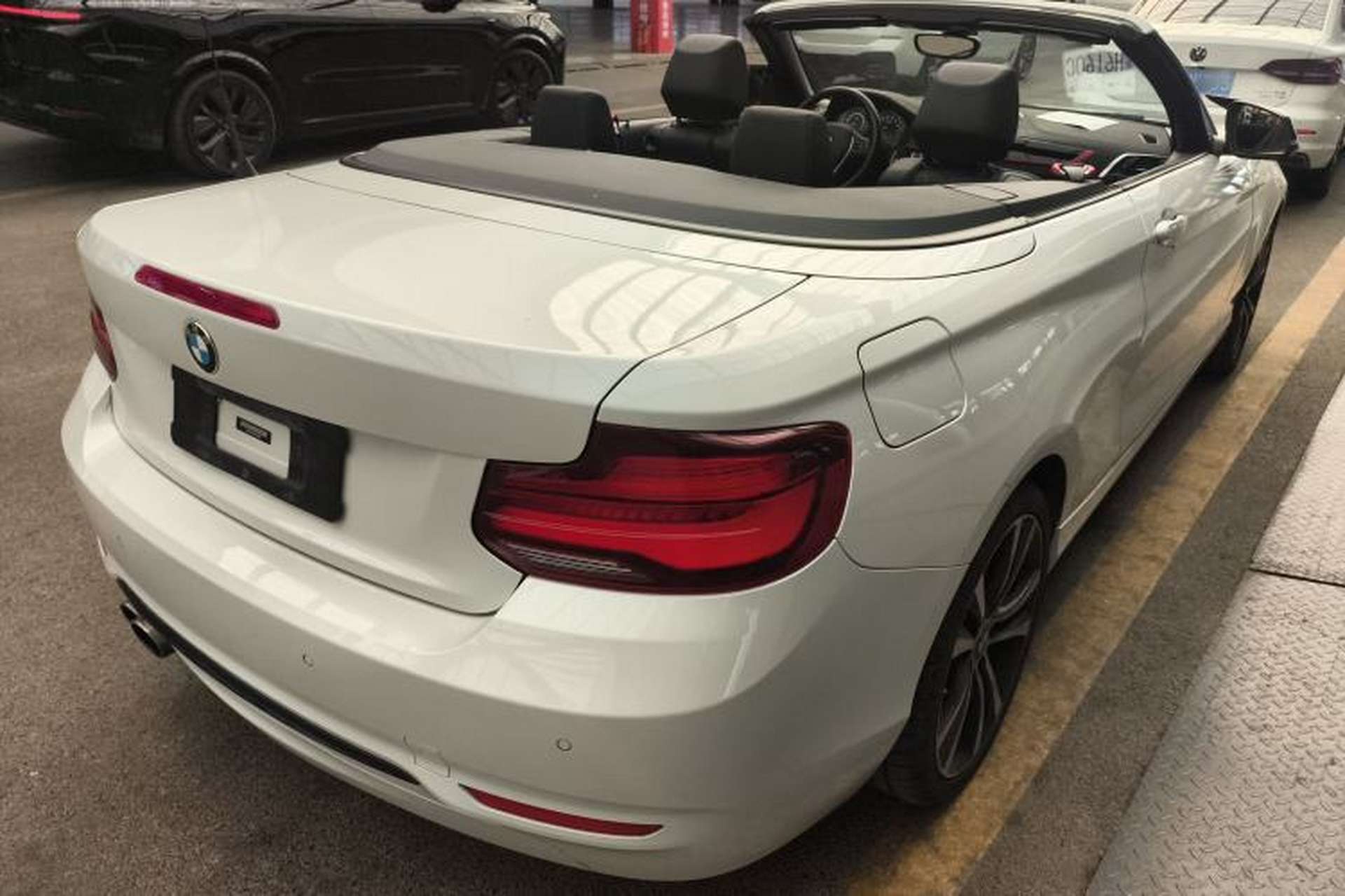 Used BMW 2 Series 2019 225i Convertible Coupe Sports Design Package Rear Right 45 Deg