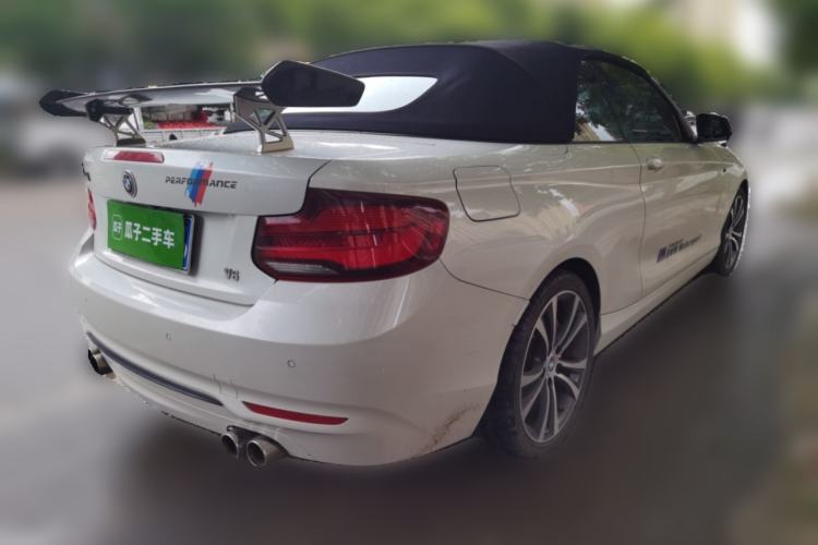 Used BMW 2 Series 2019 225i Convertible Coupe Sports Design Package Rear Right 45 Deg