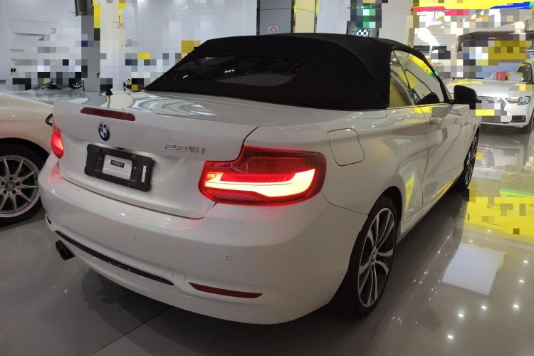 Used BMW 2 Series 2019 225i Convertible Coupe Sports Design Package Rear Right 45 Deg
