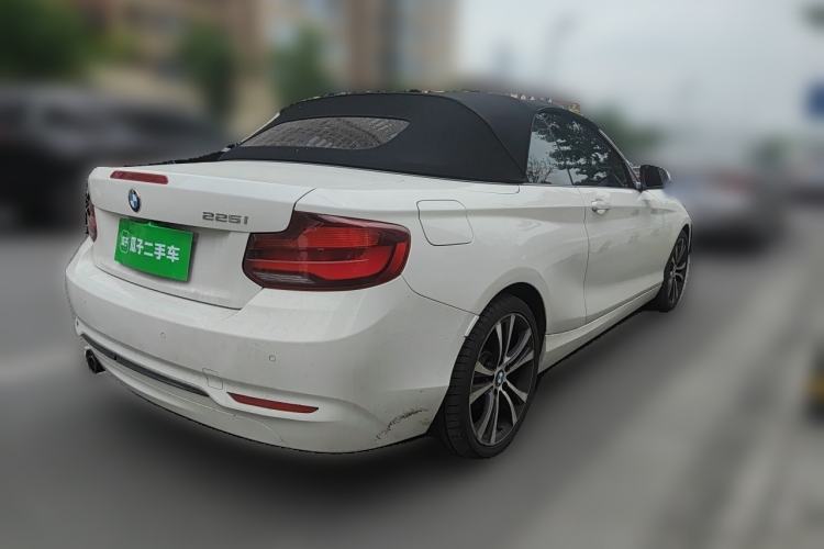 Used BMW 2 Series 2019 225i Convertible Coupe Sports Design Package Rear Right 45 Deg