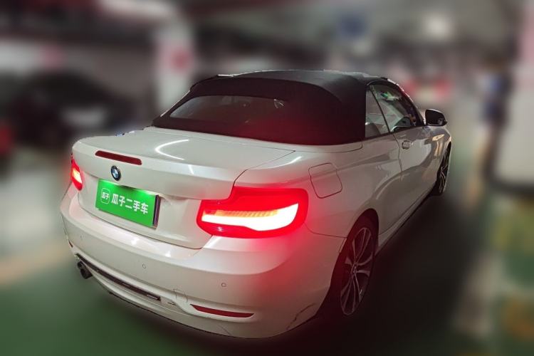 Used BMW 2 Series 2019 225i Convertible Coupe Sports Design Package Rear Right 45 Deg