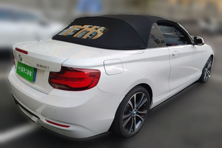 Used BMW 2 Series 2019 225i Convertible Coupe Sports Design Package Rear Right 45 Deg