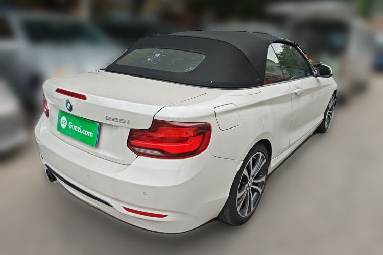 Used BMW 2 Series 2019 225i Convertible Coupe Sports Design Package Rear Right 45 Deg