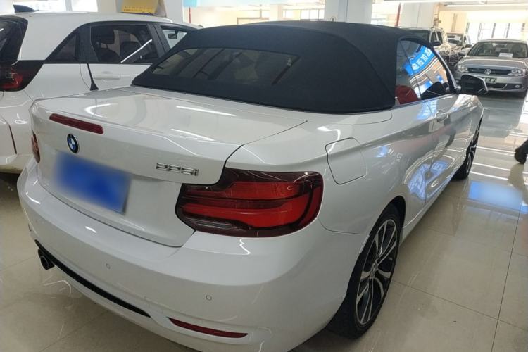 Used BMW 2 Series 2019 225i Convertible Coupe Sports Design Package Rear Right 45 Deg