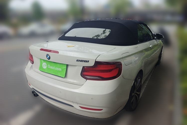 Used BMW 2 Series 2019 225i Convertible Coupe Sports Design Package Rear Right 45 Deg